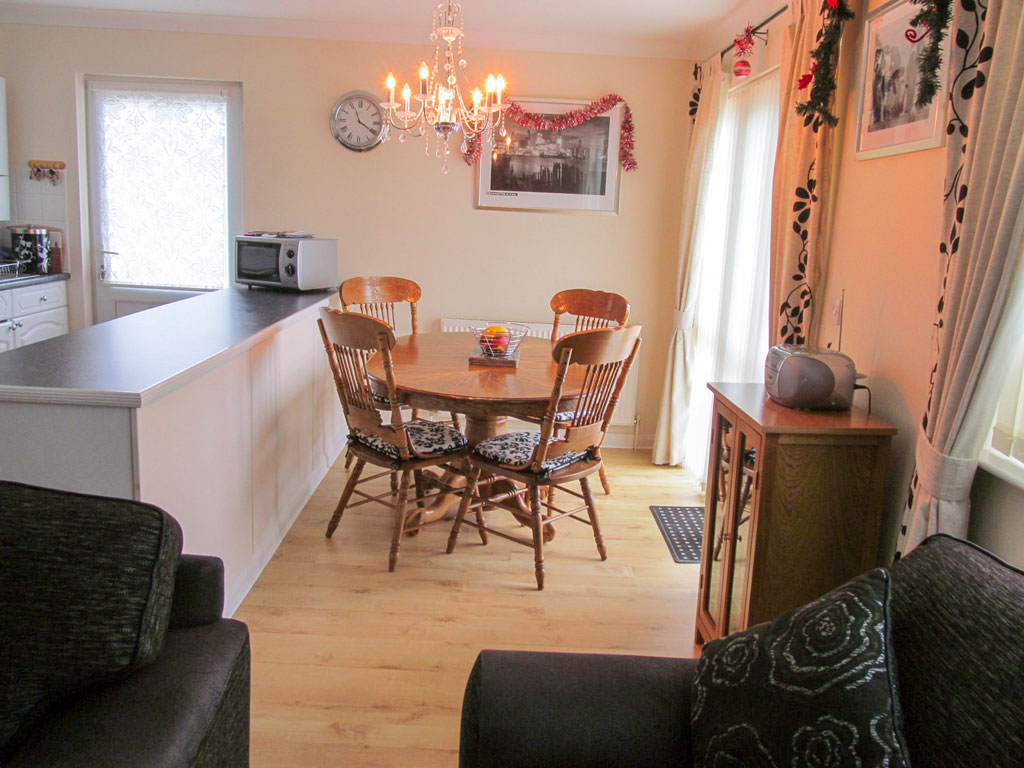 Dining room with table and chairs